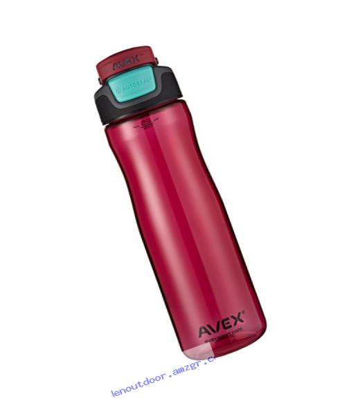 AVEX Brazos Autoseal Water Bottle, 25oz, Berry