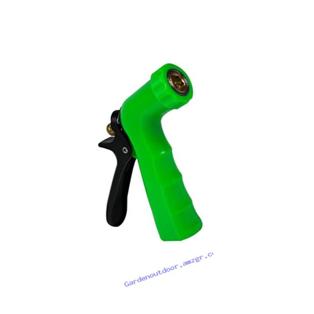 UltraSource Hose Spray Nozzle, Threaded, 100 psi, Green