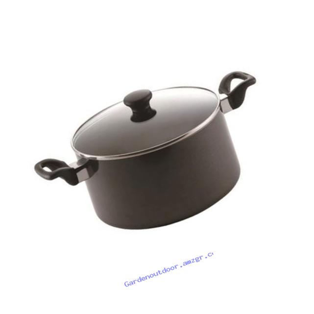 Mirro 47007 Get A Grip Nonstick Saucepot Sauce Pot with Glass Lid Cover Cookware, 6-Quart