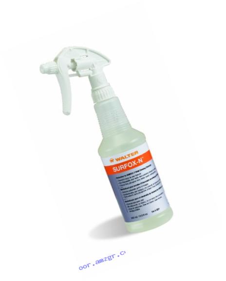 Walter 53L339 Empty SURFOX-N Clean Refillable Trigger Sprayer, 500mL Bottle