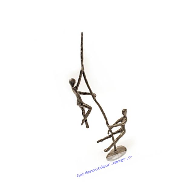 Design Toscano Acrobatic Rope Dancers Cast Iron Statue