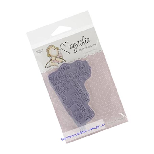 Magnolia Nativity Cling Stamp, 6.5 by 3.5-Inch, Nativity Fence