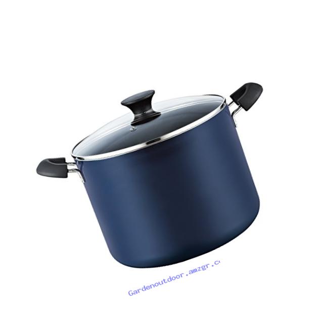 Cook N Home Nonstick Stockpot with Lid, 10.5 quart, Blue