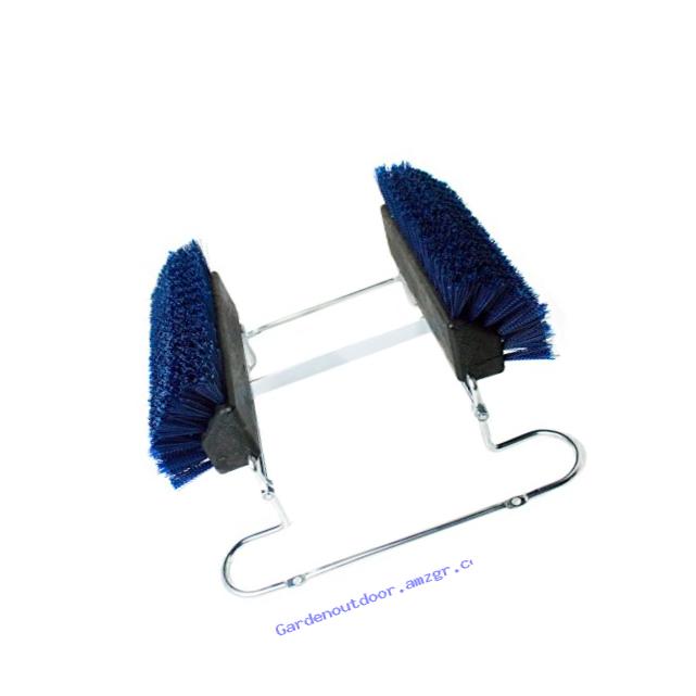 UltraSource 509419 Boot Brush and Scraper, Chrome Plated Steel Frame