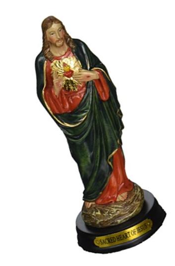 5-Inch Sacred Heart of Jesus Holy Religious Figurine Decoration Statue