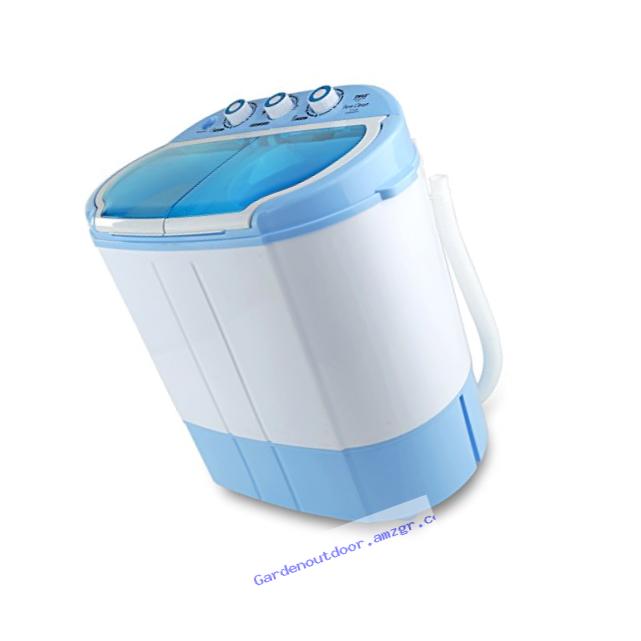 Electric Portable Washing Machine & Spin Dryer Compact Durable Design To Wash All your Laundry  Twin Tub Washer | for Apartments,  Dorms, College Rooms, RV Camping Swim Suit Spinner Dryer (PUCWM22)