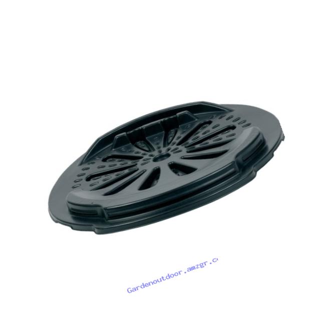 RTS Home Accents Compost Converter Base Plate Bin, Black