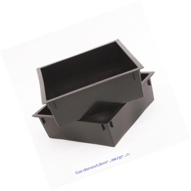 Worm Factory Additional Composting Bin Trays Black (Pack of 2)