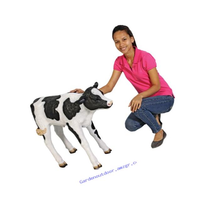 Design Toscano Buttercup The Life Size Holstein Calf Dairy Cow Statue