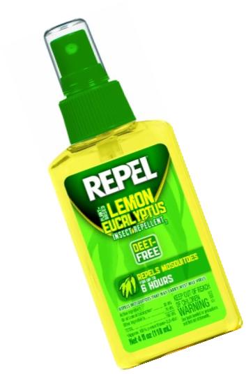 Repel Lemon Eucalyptus Natural Insect Repellent, 4-Ounce Pump Spray