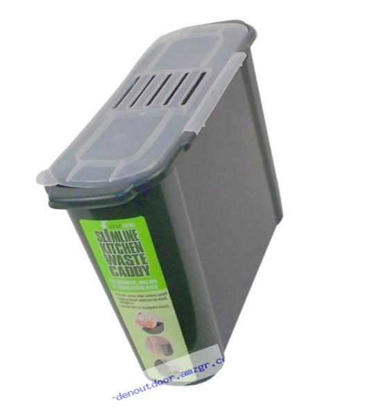 Bosmere K779 Slim Kitchen Recycled Plastic Compost Caddy