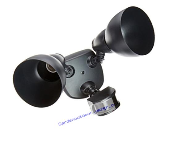 Heath Zenith HZ-5718-BK 270-Degree Motion Sensing Security Light, Black
