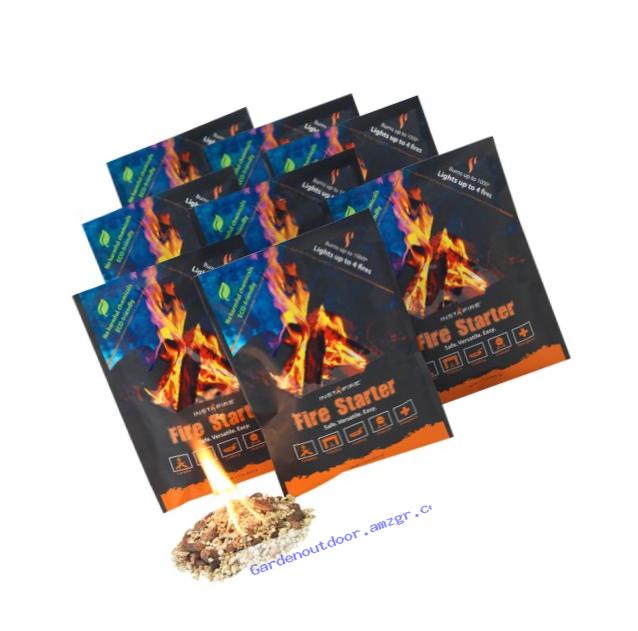 InstaFire Granulated Firestarter, Eco-Friendly, 8 Pk. Lights up to 32 Total Fires in Any Weather