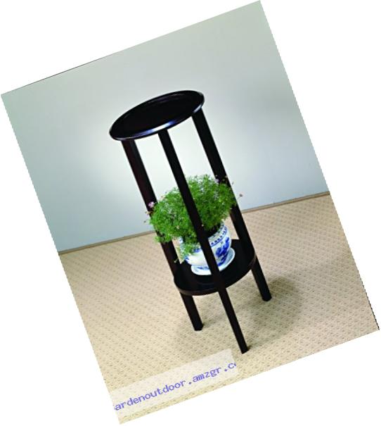 Coaster 900936 Plant Stand With Round Top, Cappuccino