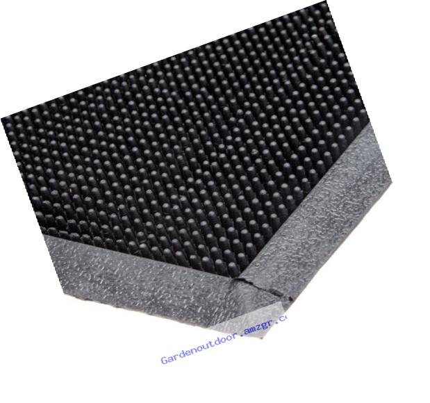Durable Corporation Heavy Duty Rubber Fingertip Entrance Mat, for Outdoor Areas, 24