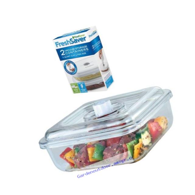 FoodSaver Deli Containers and Quick Marinator Bundle