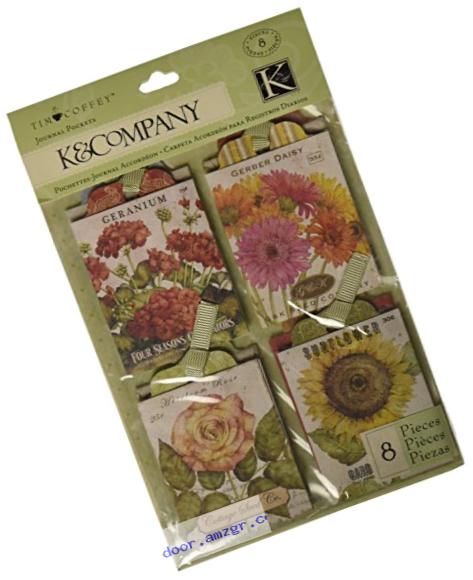 K&Company Tim Coffey Cottage Garden Journal Tags, Seed Packet