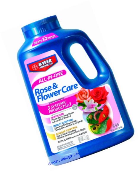 Bayer Advanced 701110 All in One Rose and Flower Care Granules, 4-Pound