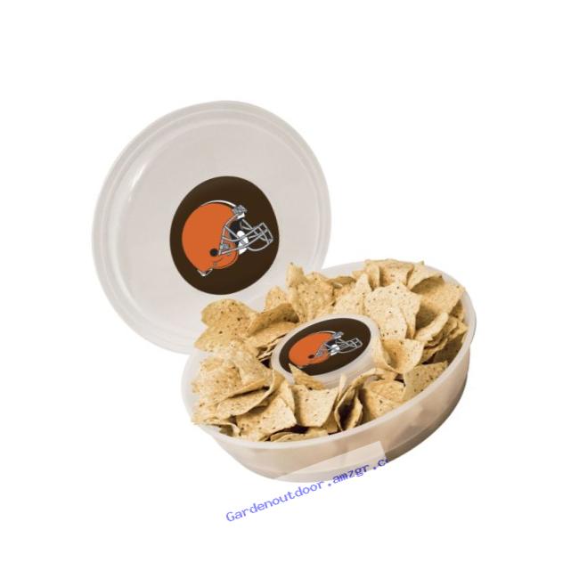 NFL Cleveland Browns Plastic Chip and Dip Container