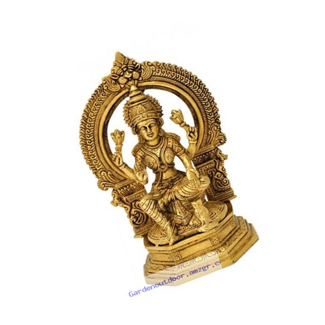 Gangesindia Goddess Mahalakshmi - Brass Statue