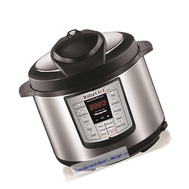 Instant Pot LUX60 6-in-1 Multi-Use Programmable Pressure Cooker, 6 Quart | Stainless Steel