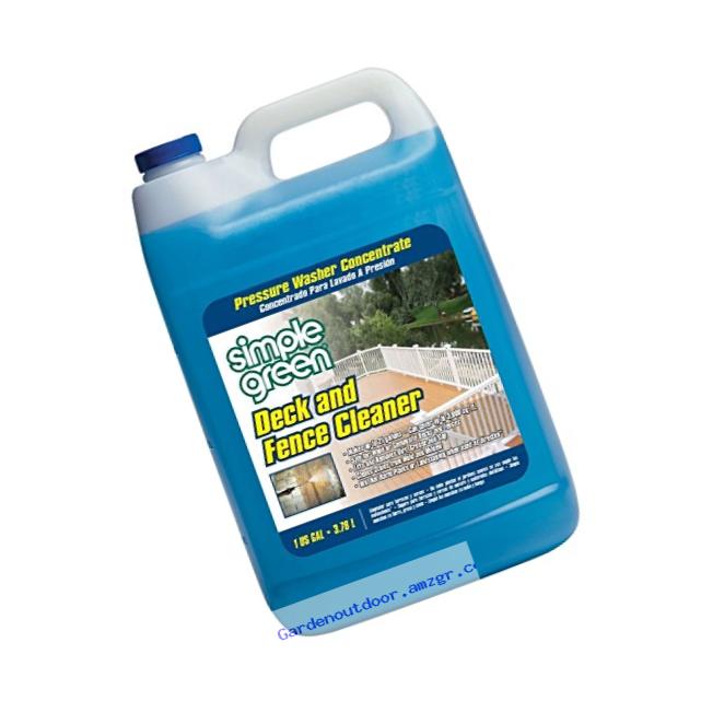 Simple Green 2310000418200 Deck/Fence Phosphate and Bleach-free Pressure Washer Cleaner in 1 gal Bottles (Pack of 4)