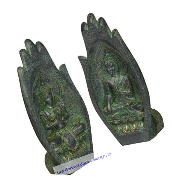 Design Toscano Namaskara Mudra Buddha Hands Statue