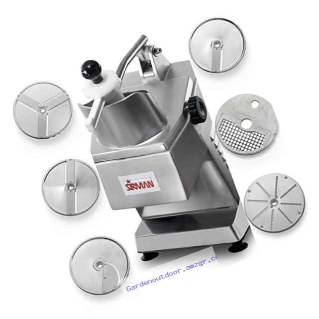 Sirman 40752558W6 TM A6 Continuous Feed Food Processor, 6 Plates Included (Pack of 7)
