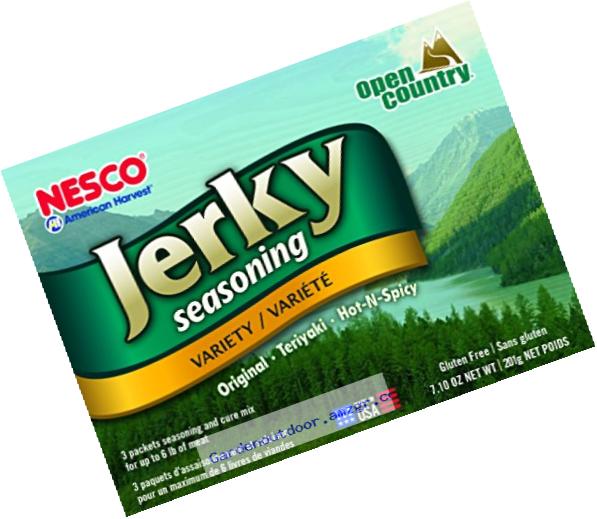 Nesco BJV-6 Jerky Spice Works, 3 Flavors, Variety-Pack, 7.10 oz