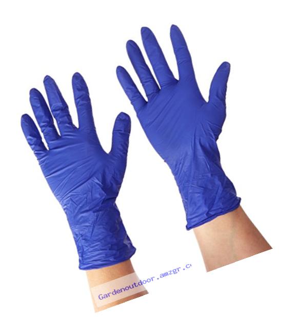 Dynarex Dynaplus Economy Nitrile Gloves, Small, 200 Count
