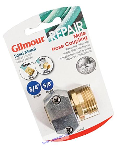 Gilmour Heavy Duty Zinc and Brass Male Clamp Coupling