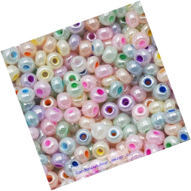 Jablonex Czech Seed Beads Mix, 1-Ounce, Size 6/0, Pastel Pearl Assorted